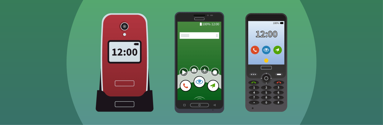 Senioren telefoon kopen - basic, smartphone en semi-smartphone